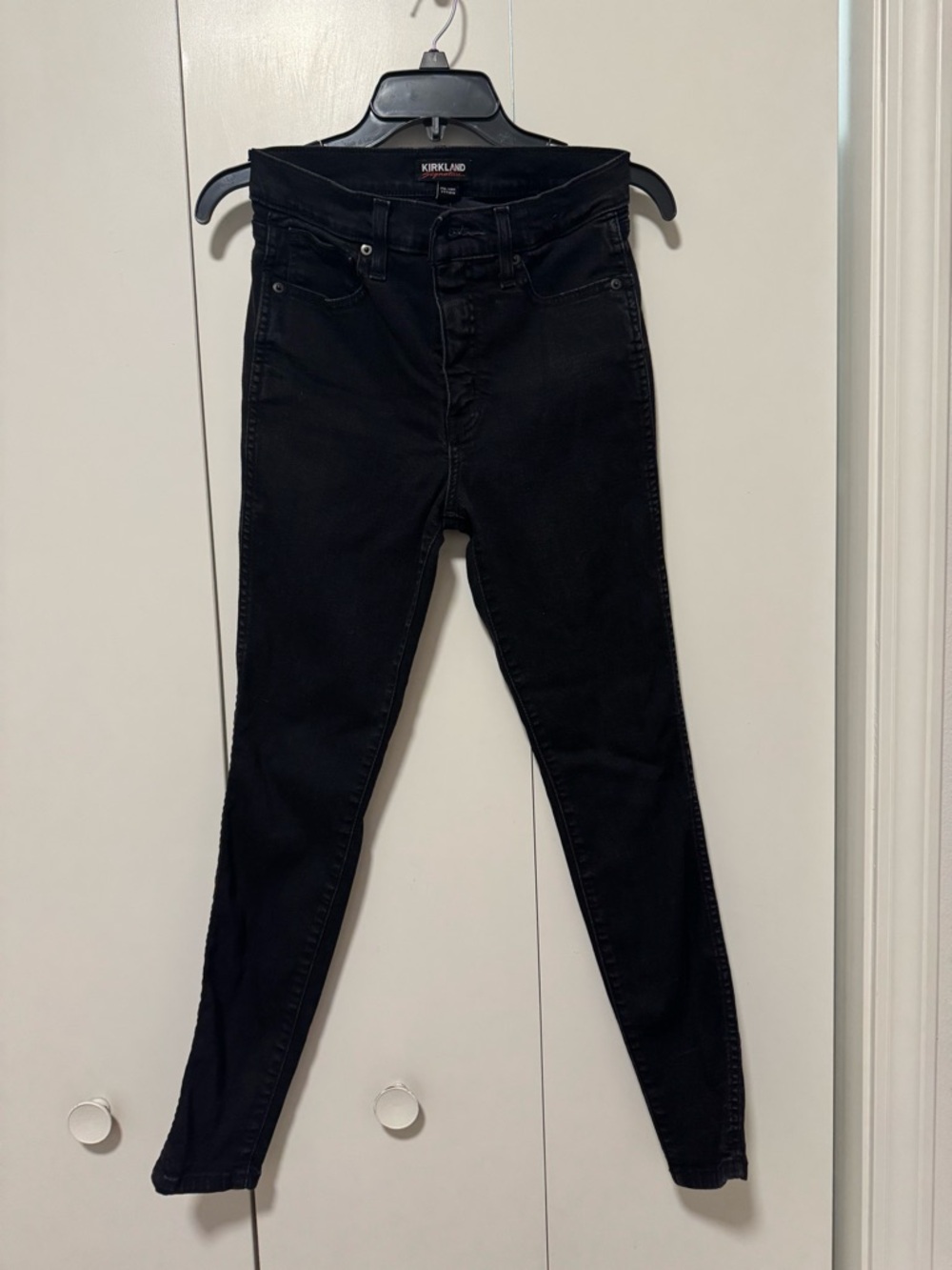 Kirkland Signature High-Rise Black Skinny Jeans